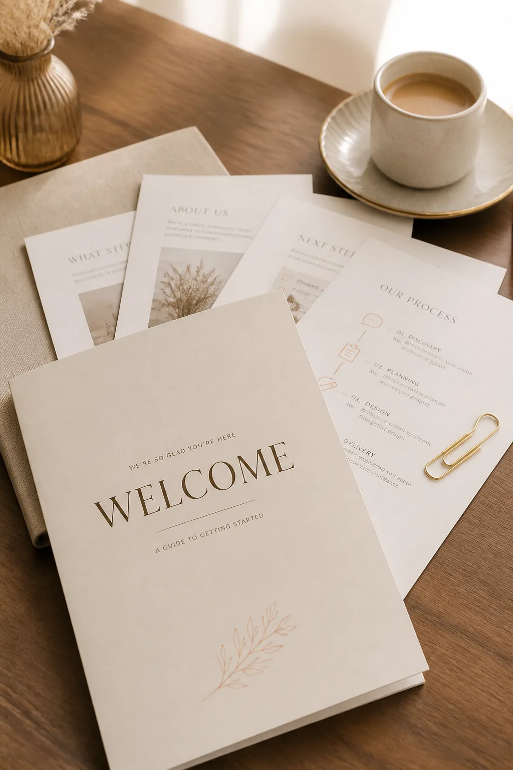 The Client Welcome Packet Template product preview